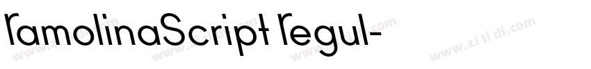 RamolinaScript Regul字体转换 RamolinaScript Regul字体转换